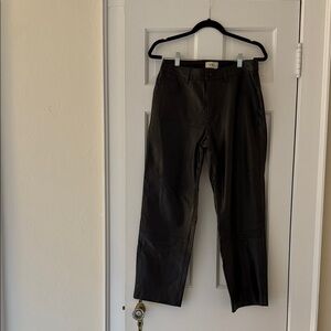 NEW Women’s DL 1961 Size 28Dark Brown Leather Pants